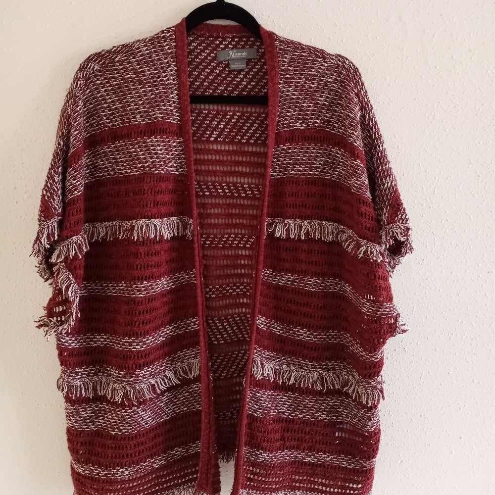 Naturals Womens Open Front Cardigan